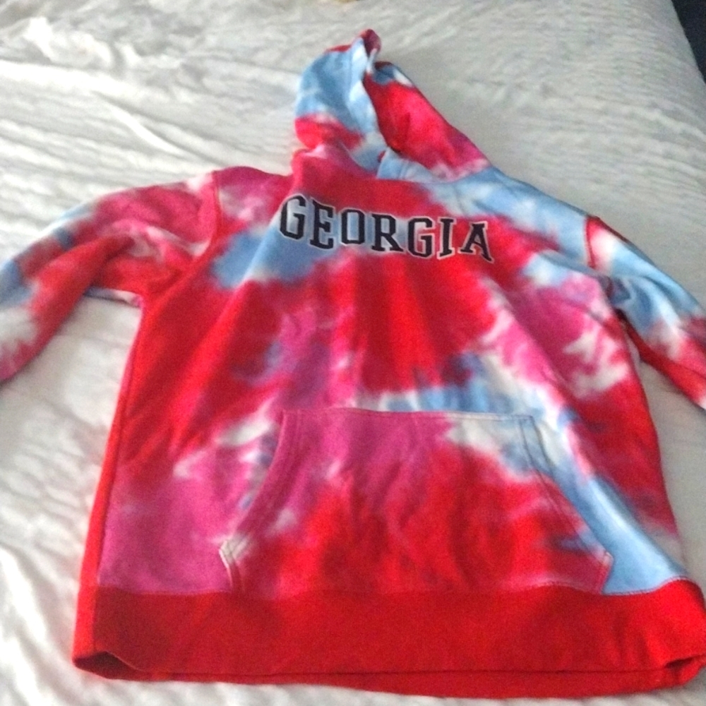 Large cute tye-dye hoodie